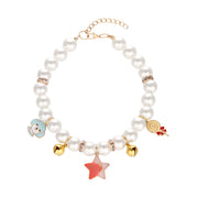 Hand Woven Pearl Cat Collar product photo 5 at CovePaws