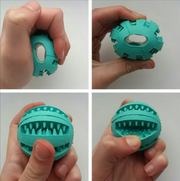 Rubber Slow Feeder Dog Ball product photo 12 at CovePaws
