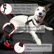 Adjustable Pet Car Seat Belt 2-Pack product photo 8 at CovePaws