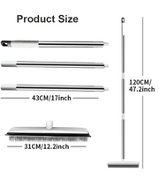 Pet Hair Rubber Broom and Carpet Rake product photo 10 at CovePaws