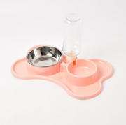 Automatic Dog Water Dispenser with Double Bowls