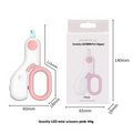 Pet Nail Clippers with LED Light product image for dogs and cats at CovePaws
