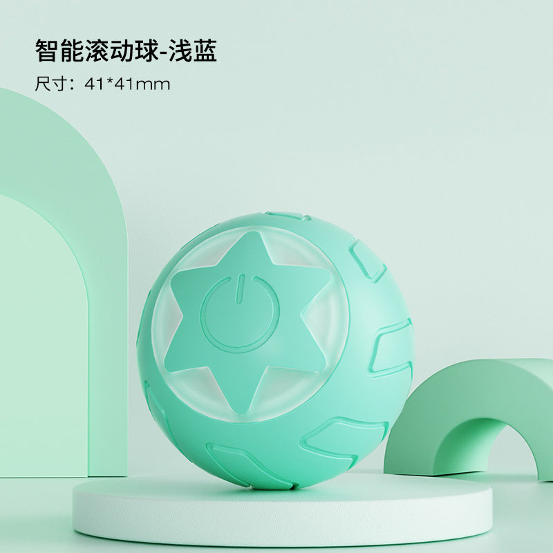 Star Rolling Cat Ball Toy product image for cats at CovePaws
