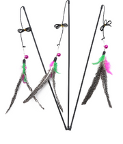 Feather Bird Wand Cat Toy product photo 3 at CovePaws