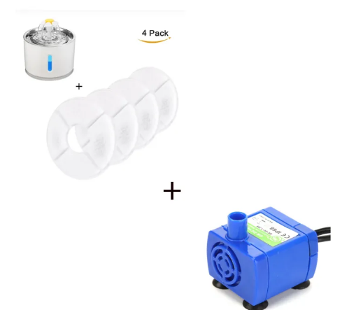 LED Cat Water Fountain product photo 2 at CovePaws