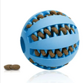 Rubber Slow Feeder Dog Ball product image for dogs at CovePaws