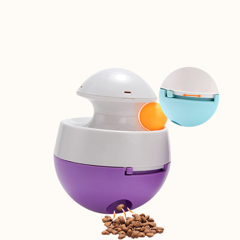 Pet Food Dispensing Ball Toy product image for dogs and cats at CovePaws