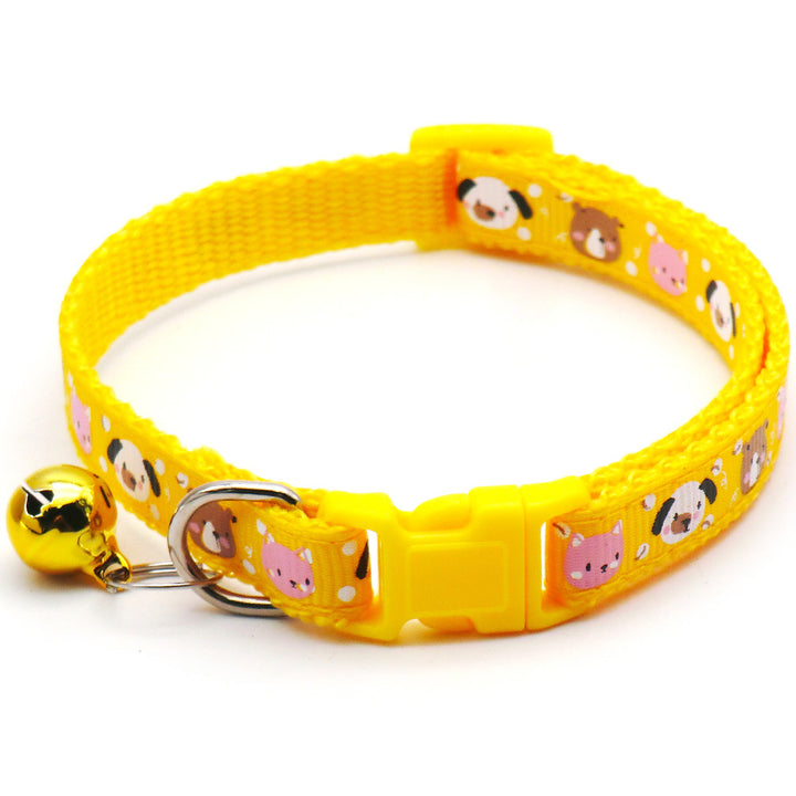 Cartoon Cat Collar with Bell product image for cats at CovePaws