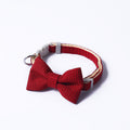 Houndstooth Bow Pet Collar product photo 3 at CovePaws