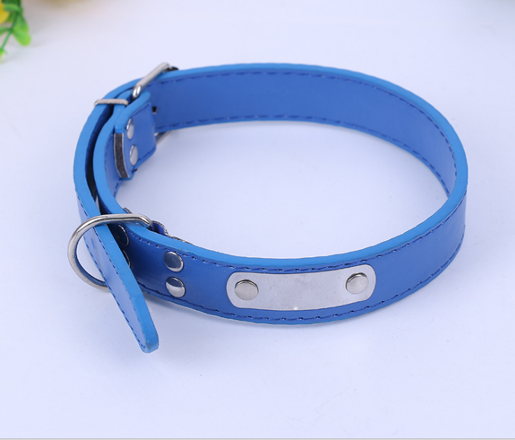 PU Leather Dog Collar
