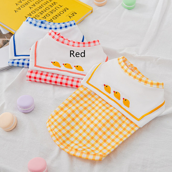 Soft pet shirt for small and medium dogs