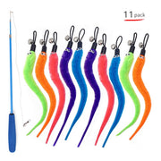 Retractable Cat Feather Wand Toy