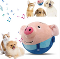 Interactive Squeaky Plush Dog Toy product image for dogs at CovePaws