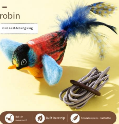 Feather Bird Cat Teaser Toy product image for cats at CovePaws