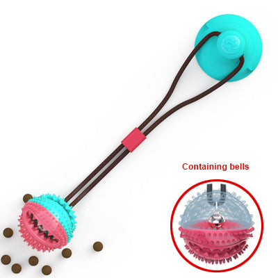 Suction Cup Dog Tug Ball Toy product image for dogs at CovePaws