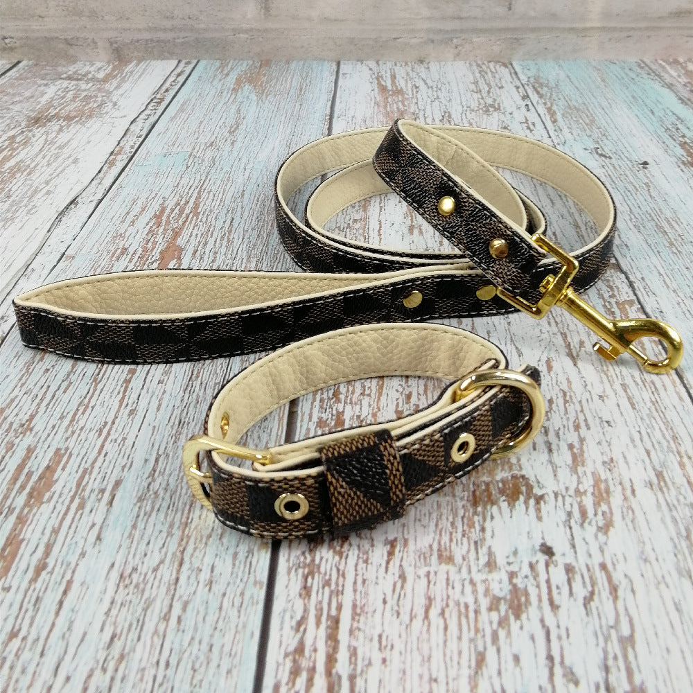 French Bulldog Collar and Leash Set