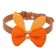 Wool Knitted Bow Pet Collar product photo 9 at CovePaws