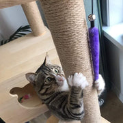 Retractable Cat Feather Wand Toy