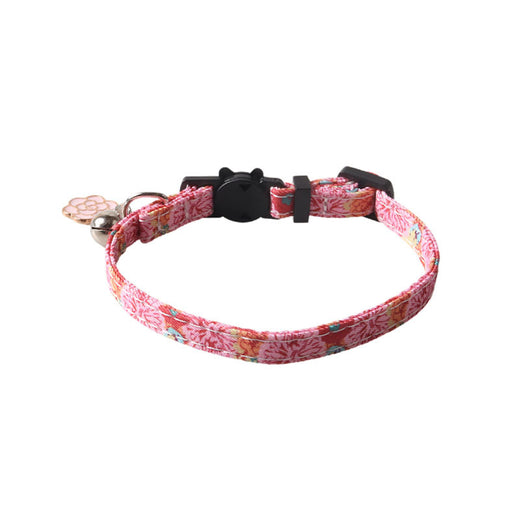 Fruit Blossom Bow Cat Collar