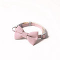 Houndstooth Bow Pet Collar product image for dogs and cats at CovePaws