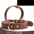 Adjustable Leather Dog Collar product photo 4 at CovePaws