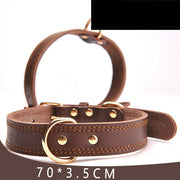 Adjustable Leather Dog Collar product photo 4 at CovePaws